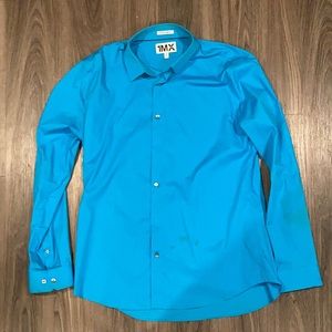 Express 1mx long sleeve button down extra slim fit